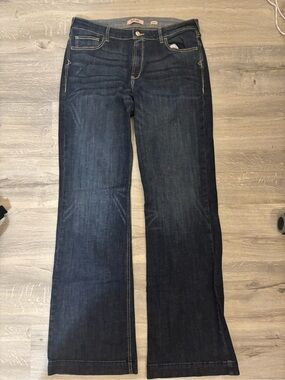 ARIAT High Rise Slim Trouser Jeans (Dark Wash) - size: 34 XL